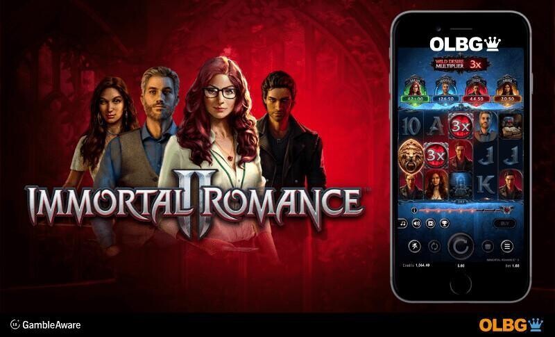 Immortal Romance 2 slot mobile screenshot