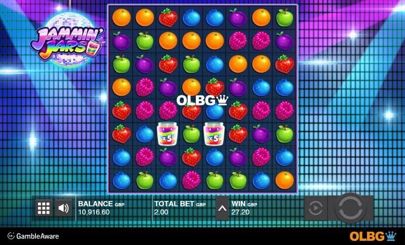 Jammin' Jars slot Jam Jar Wild Multipliers screenshot