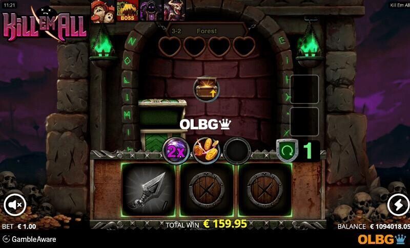 Kill Em All slot Chest Upgrade feature screenshot
