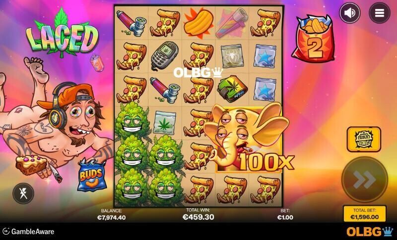Laced slot Super Bonus feature screenshot
