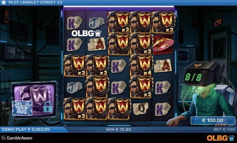 Langley Street 23 slot Bonus Game feature screenshot