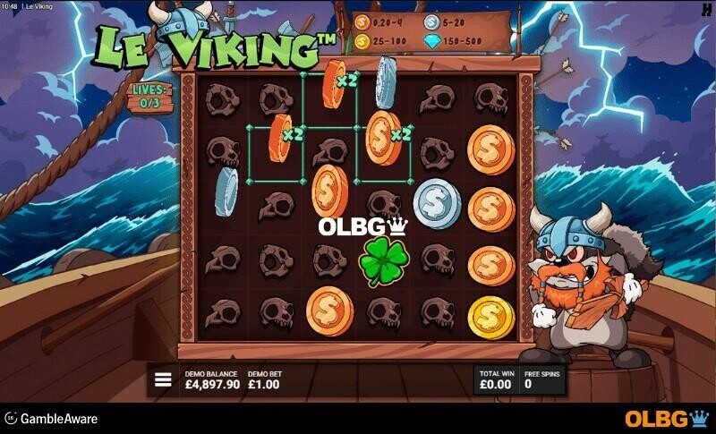 Le Viking slot Berserk Free Spins feature screenshot