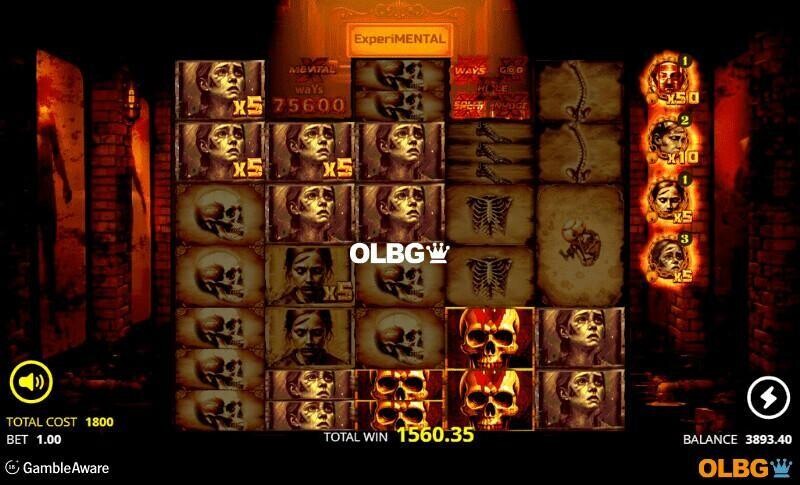 Mental 2 slot ExperiMENTAL Spins feature screenshot