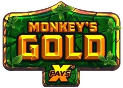 Monkey's Gold xPays slot logo from NoLimit City
