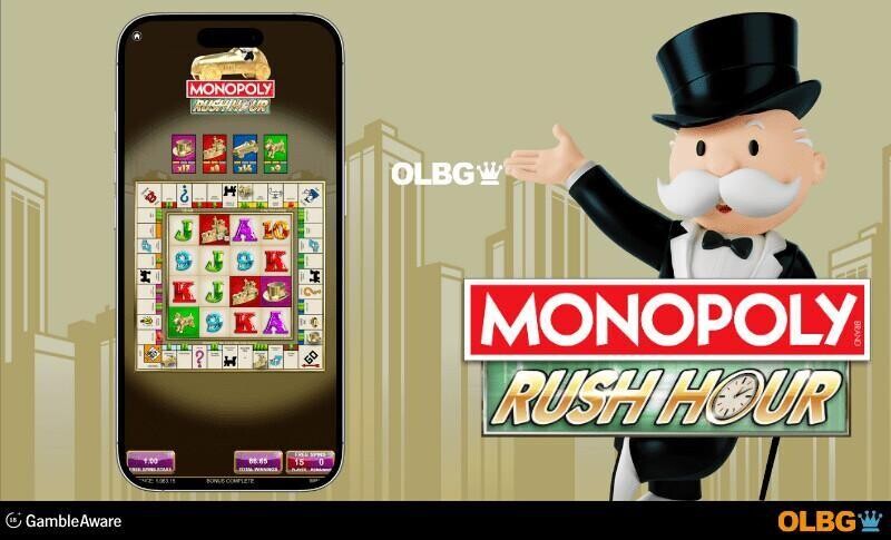Monopoly Rush Hour slot mobile screenshot
