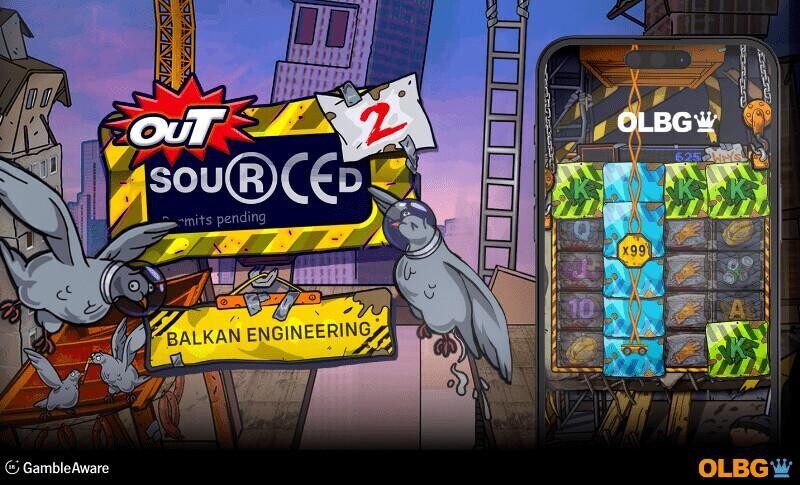 Outsourced 2 Balkan Engineering slot mobile screenshot