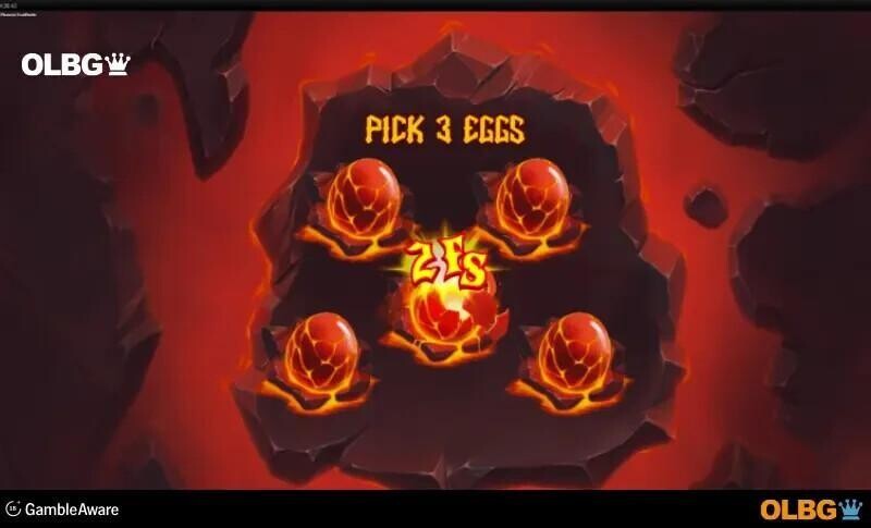 phoenix duelreels slot bonus gamble feature screenshot