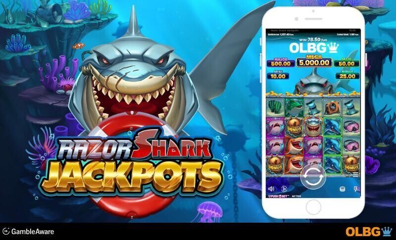 Razor Shark Jackpots slot mobile screenshot