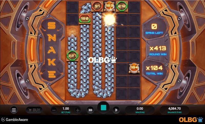 Snake Arena 2 slot Arena Spins feature screenshot