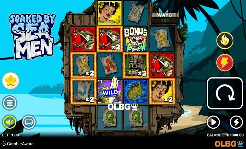 Soaked by Seamen slot base game screenshot