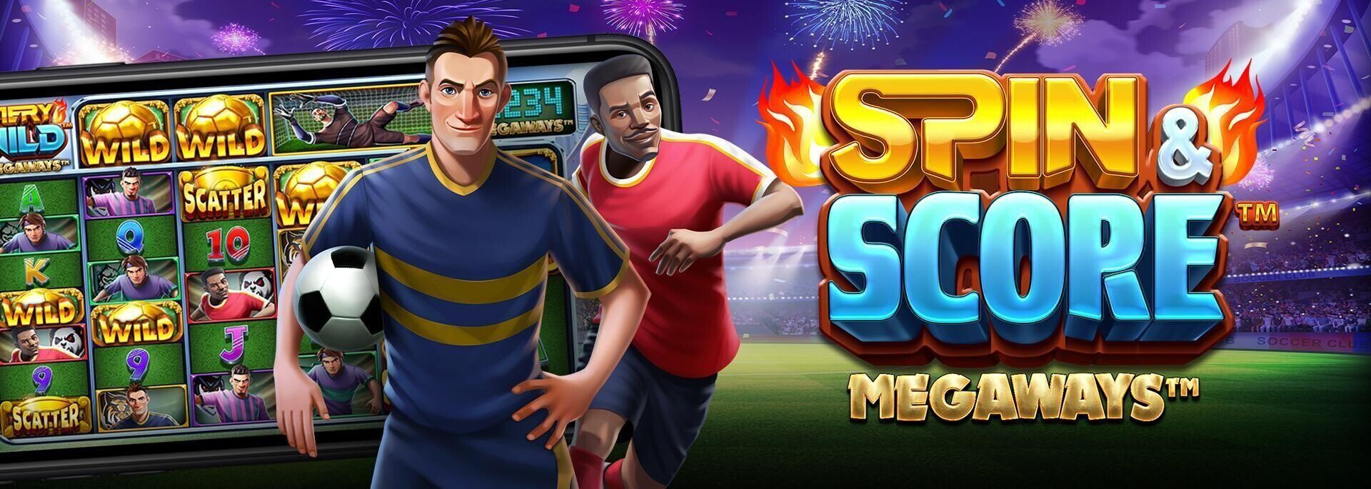 Spin & Score Megaways slot banner