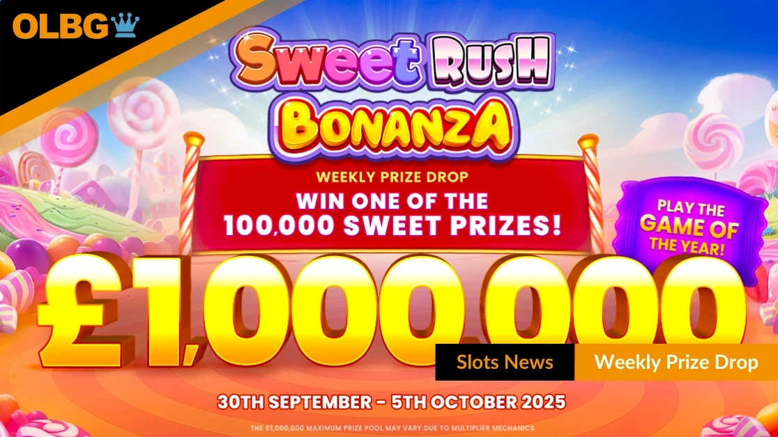 Win a Share of £1 Million with Sweet Rush Bonanza’s Weekly Prize Drop Win a Share of £1 Million with Sweet Rush Bonanza’s Weekly Prize Drop