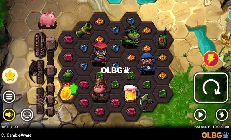 Tanked 3: First Blood 2 slot base game screenshot