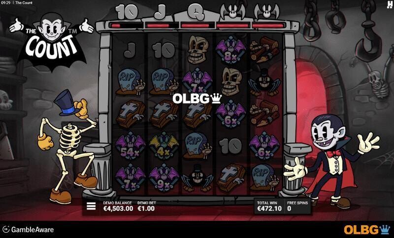 The Count slot Count on Blood Bonus feature screenshot