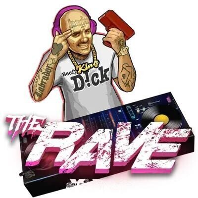 The Rave Slot Logo from NoLimit City