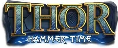 Thor Hammer Time slot logo from NoLimit City