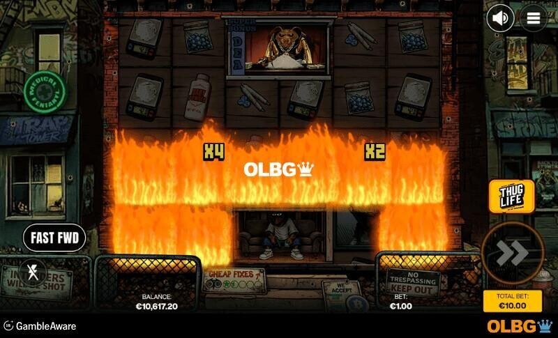 Trap Tower slot Los Gecko's Locos feature screenshot