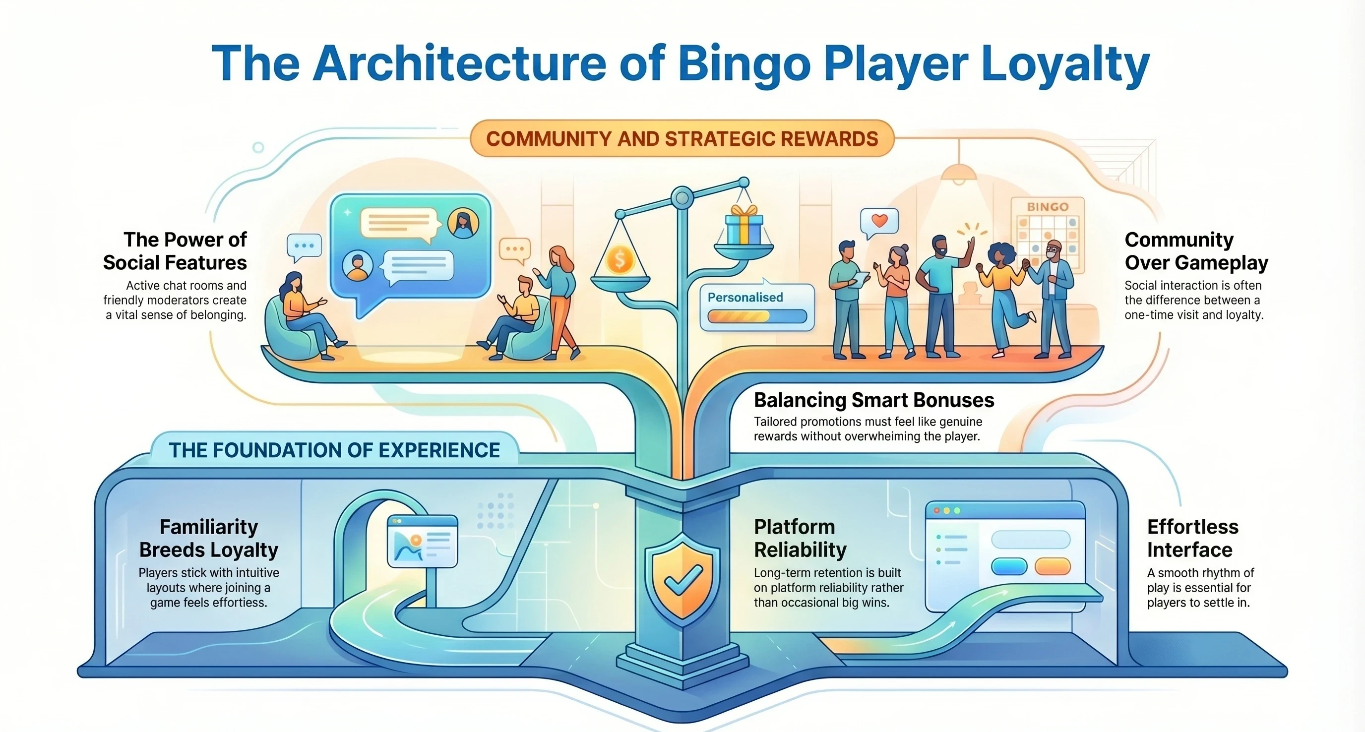 bingo player retention infographic