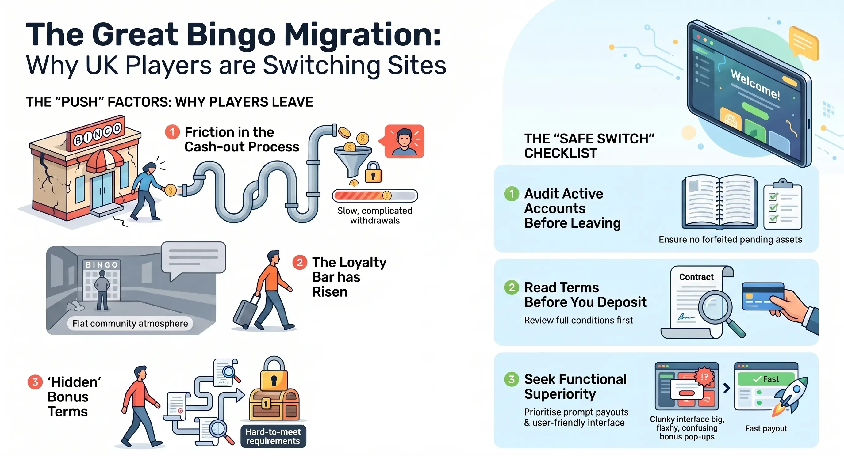 uk bingo players switching sites infographc