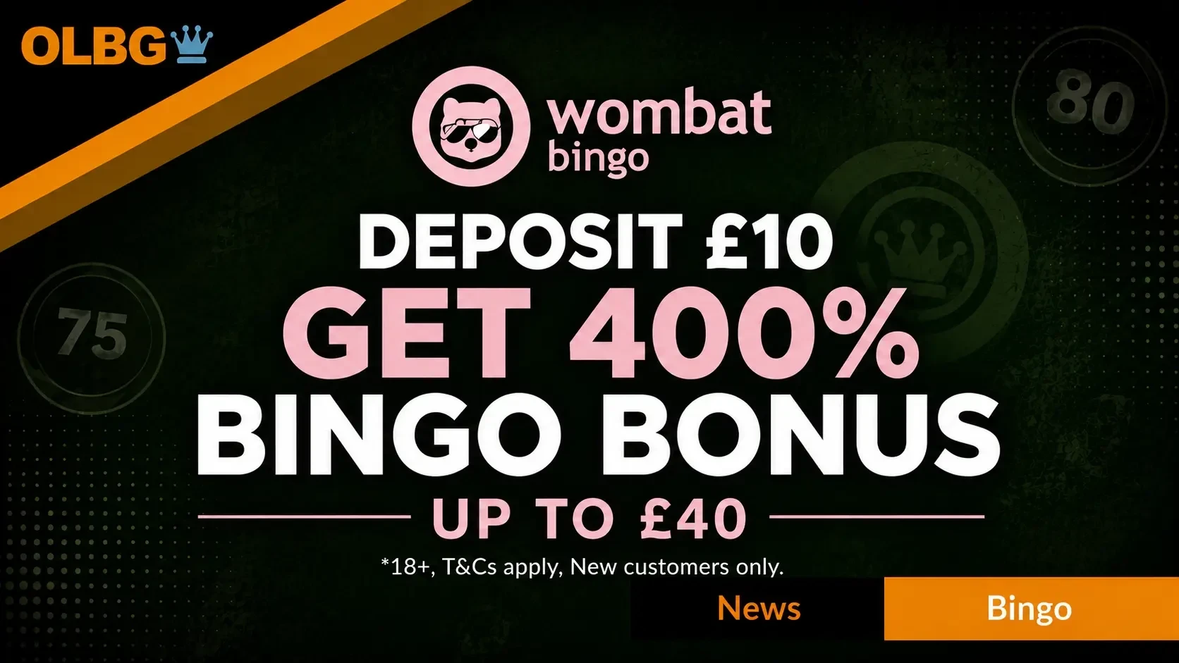 Wombat Bingo Launches 400% Welcome Bonus for New Players