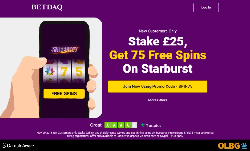 BetDaq Casino Welcome Offer banner