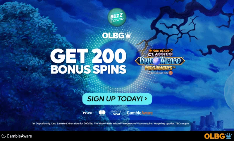 Buzz Casino Welcome Offer banner