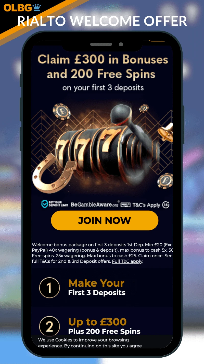 Rialto Casino bonus offer for new players