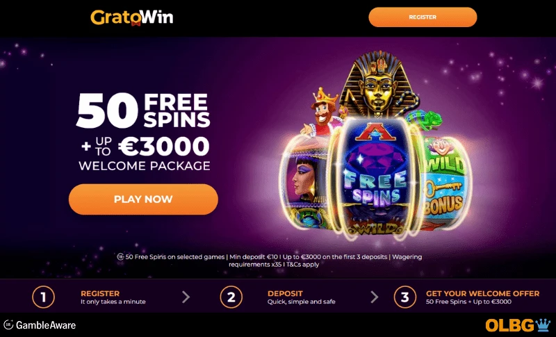 Gratowin Casino Ireland Welcome Offer banner