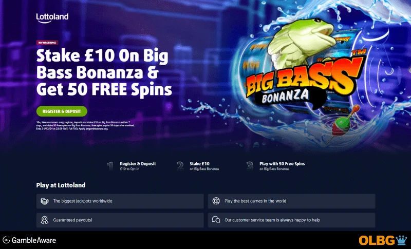 Lottoland Casino Welcome Offer banner