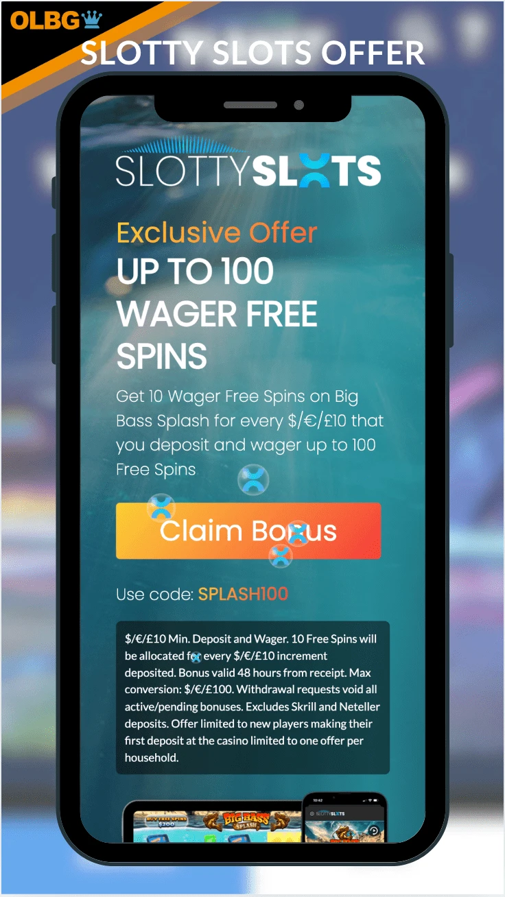 The Slotty Slots Casino welcome offer