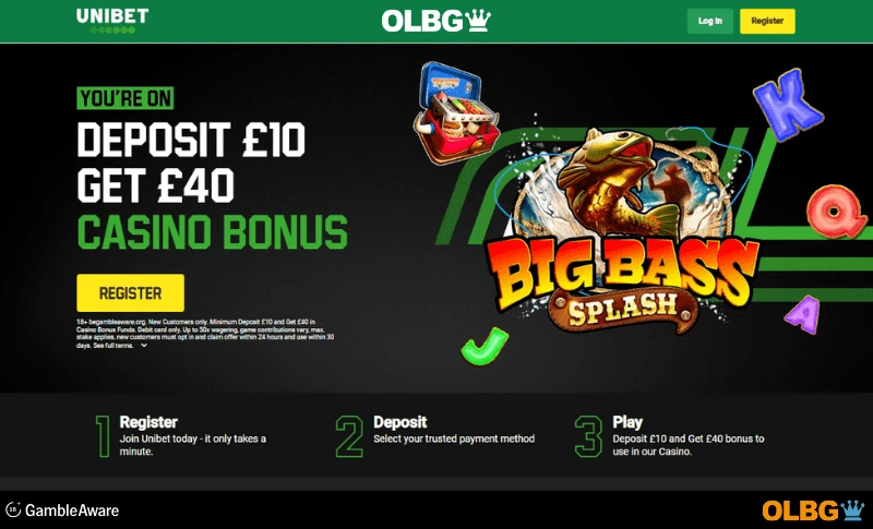 Unibet Casino Welcome Bonus banner