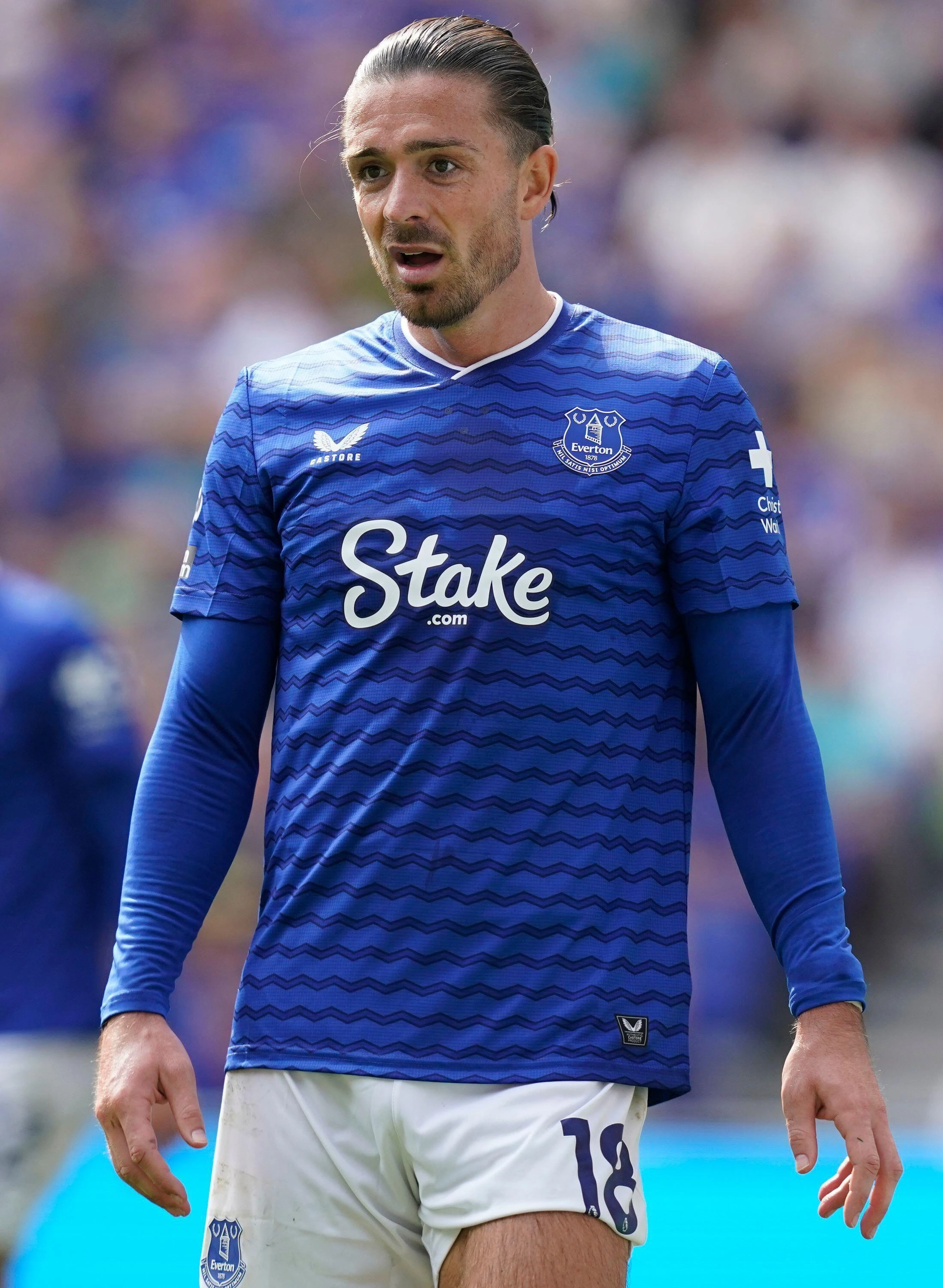 Jack grealish in Everton kit
