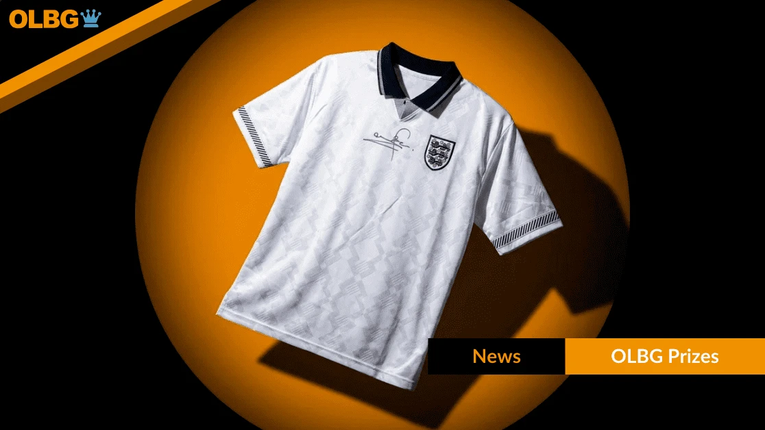 Win a Signed Stuart Pearce England 1990 Shirt with OLBG Prizes