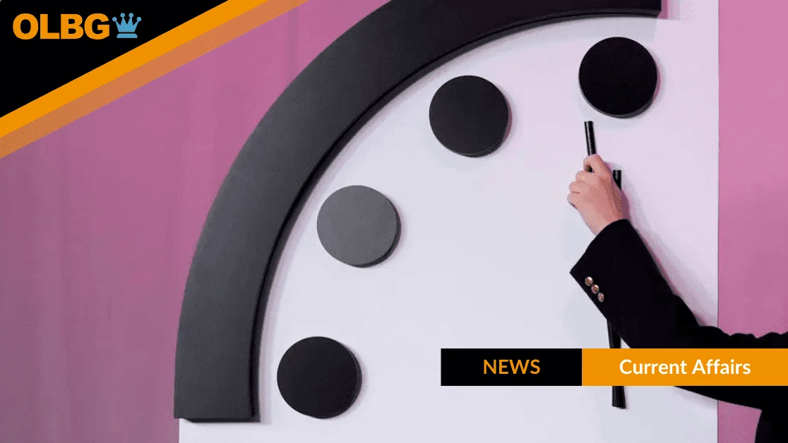 Will the Doomsday Clock move closer to midnight in 2025? 60% CHANCE it does according to latest odds!