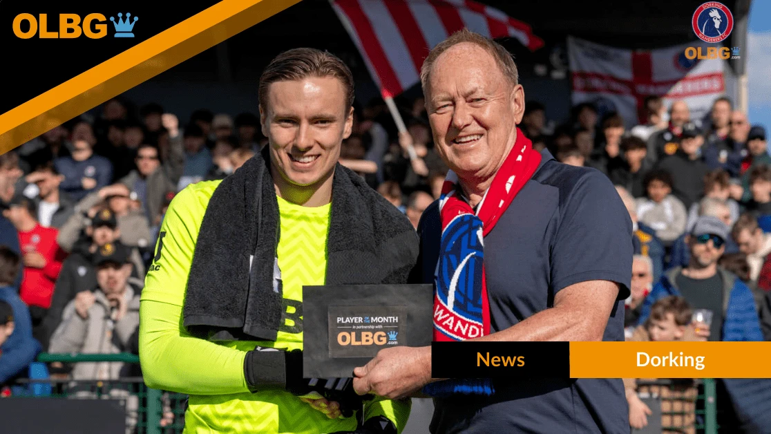 Harrison Foulkes Wins OLBG Dorking Wanderers Player of the Month for February