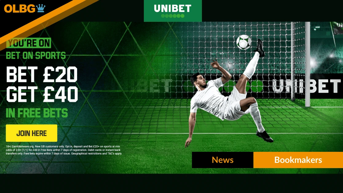 Unibet Bet £20 Get £40 Free Bets + New Edit Bet Feature