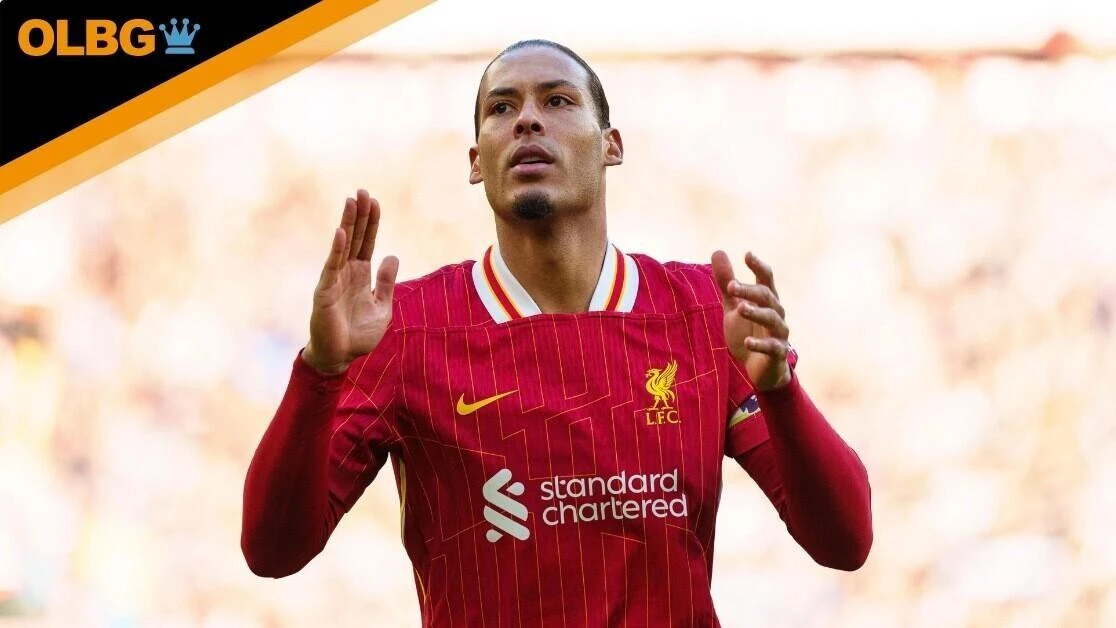 Liverpool's Virgil van Dijk during the Premier League match between Liverpool and Ipswich Town at Anfield, Liverpool on Saturday 25th January 2025