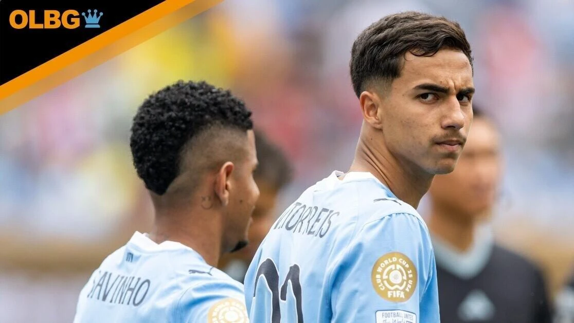 Vitor Reis of Manchester City