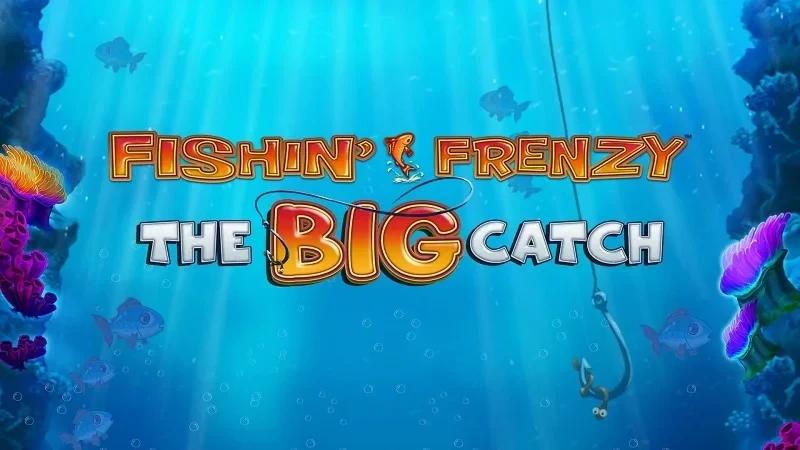 Fishin Frenzy the big catch Slot Game Logo
