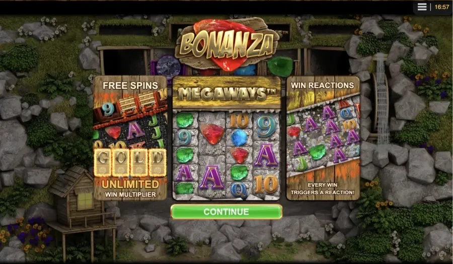 bonanza megaways Slot Game Logo