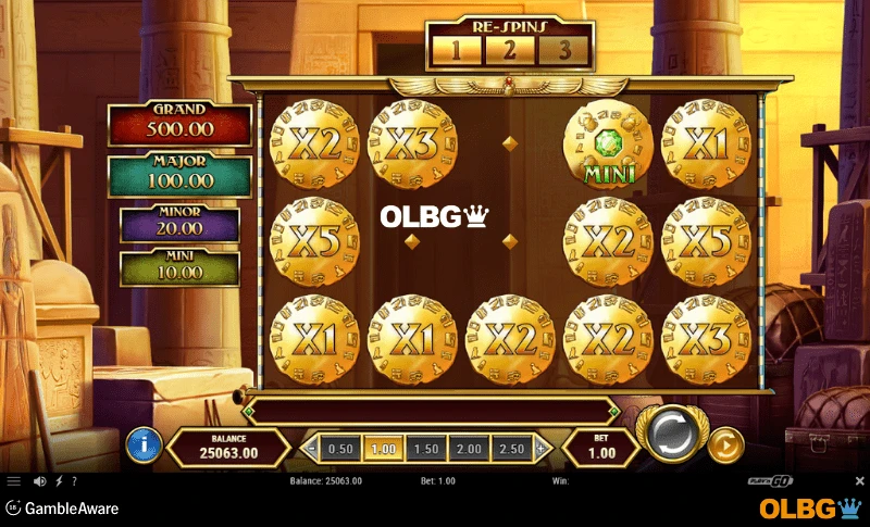 Book of Dead GO Collect slot Treasure Vault feature screenshot