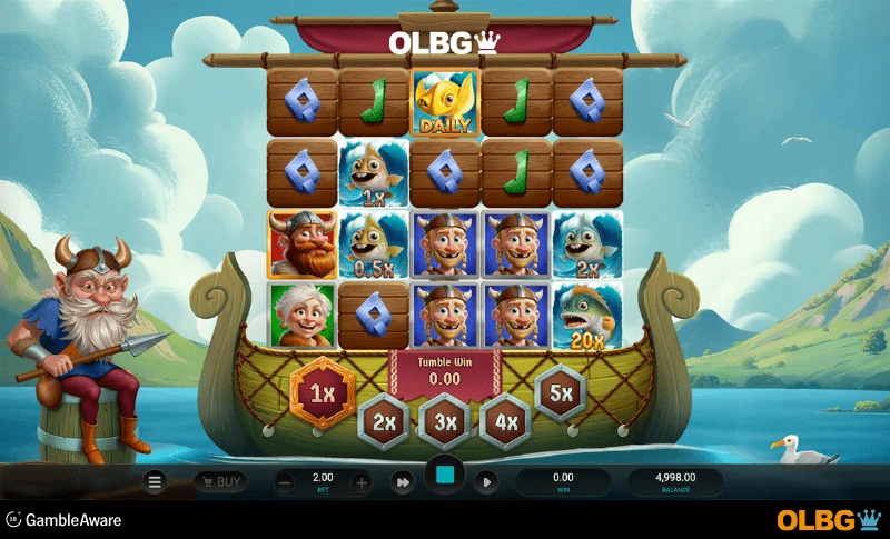 Cod of Thunder Dream Drop slot base game screenshot