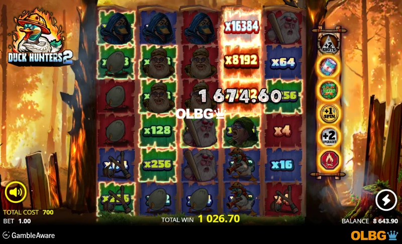 Duck Hunters 2 slot Big Game Spins feature screenshot
