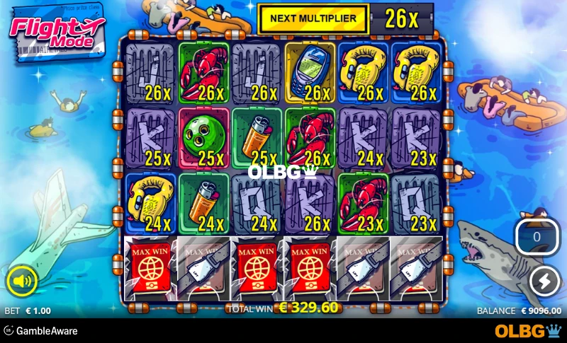 Flight Mode slot Flee Spins feature screenshot