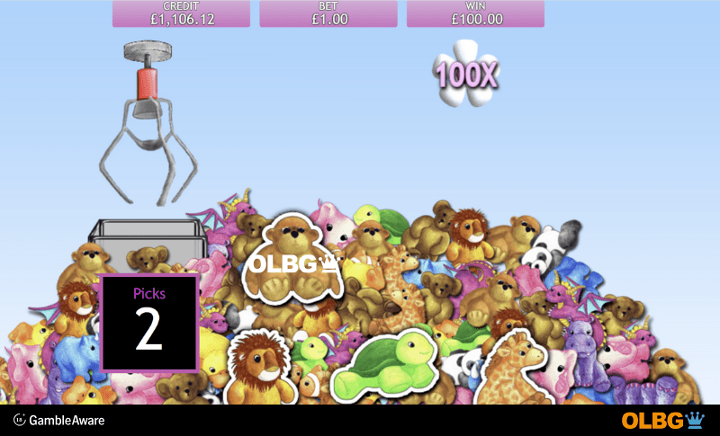 Fluffy Favourites slot Toybox Pick feature screenshot