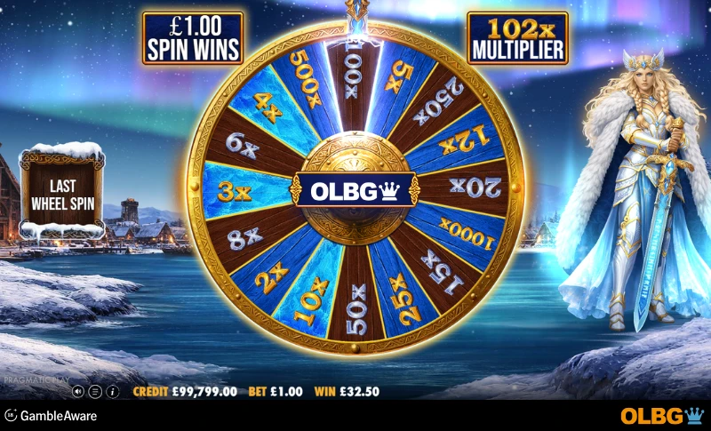 Freya 1000 slot Super Free Spins feature screenshot