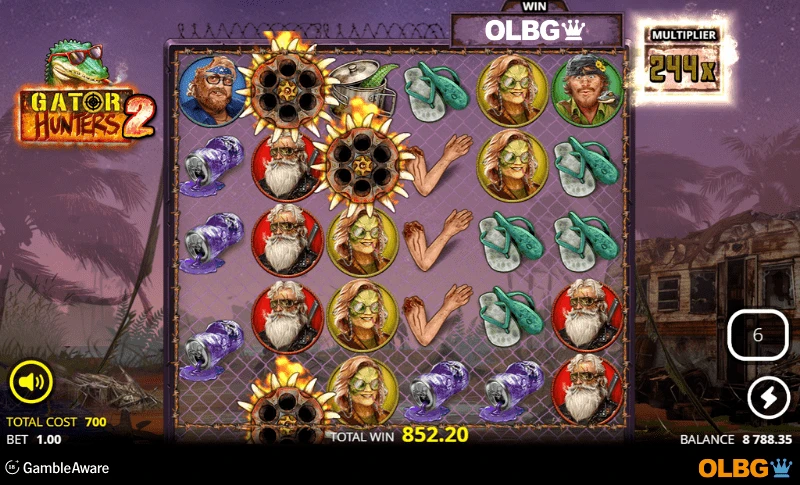 Gator Hunters 2 slot Fire Gatornado Spins feature screenshot