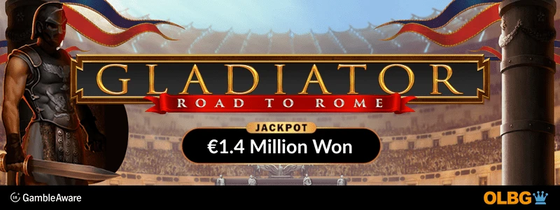 Gladiator: Road to Rome slot banner