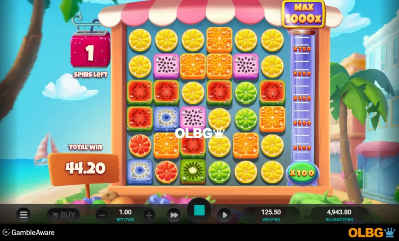 Jumbo Juicy slot Free Spins feature screenshot