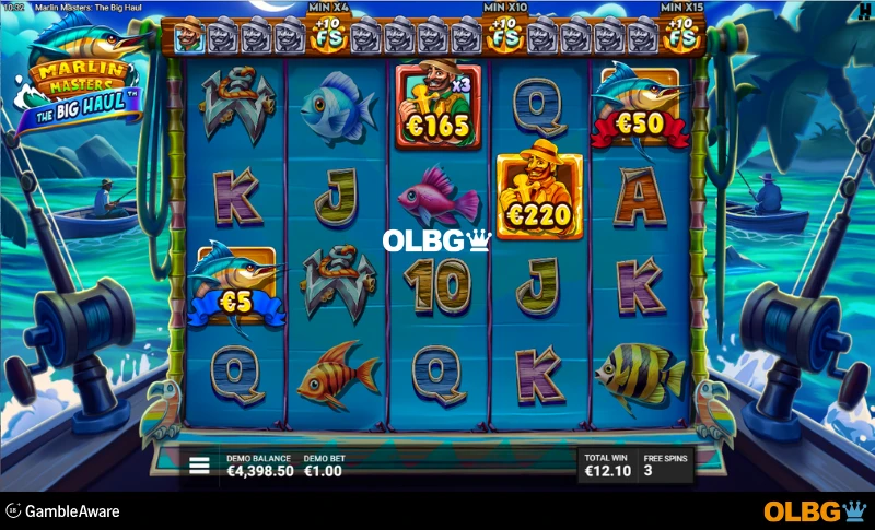 Marlin Masters: The Big Haul slot Catch Me If You Can Bonus feature screenshot